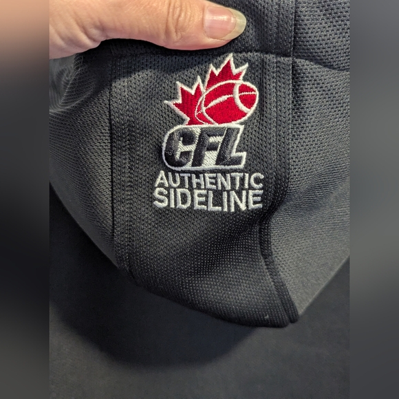 Ottawa Redblacks Black and Red Reebok Hoodie - Picture 8 of 11